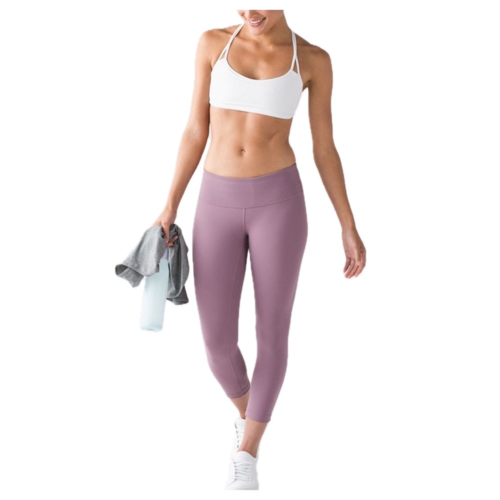 Lululemon Wunder Under Crop III Dusty Mauve